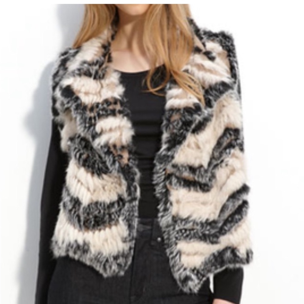 Marc By Marc Jacobs Rabbit Fur Vest